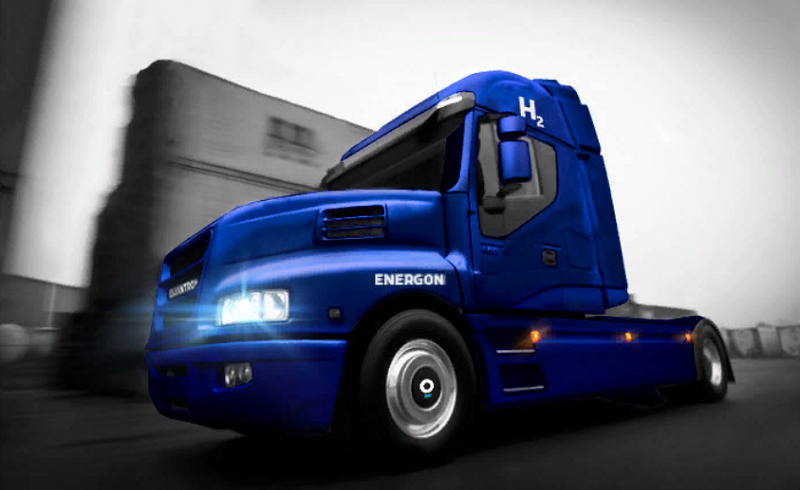 грузовик на водородном топливе